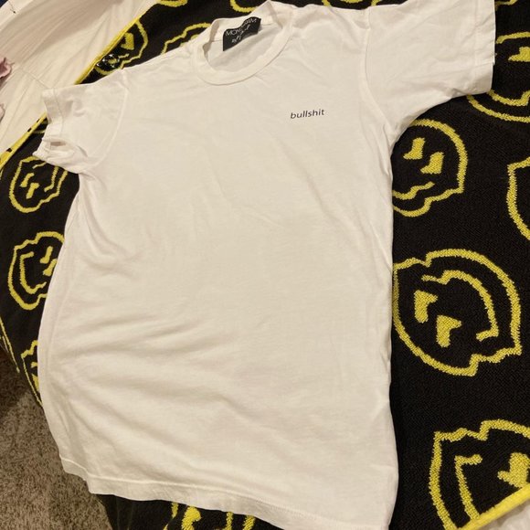 Bullshit T-Shirt by Monogram Studios Women's XS - Picture 1 of 4